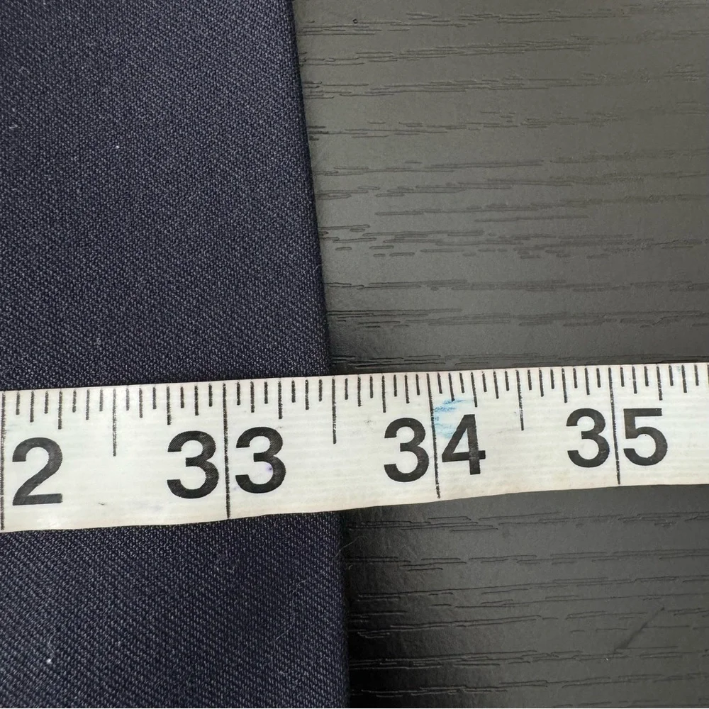 Joseph & Feiss Gold 2 Button Blazer Navy Blue 100% Wool Size 50L